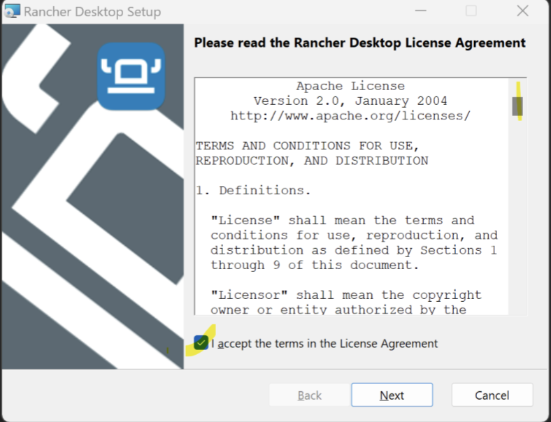 rancher desktop license